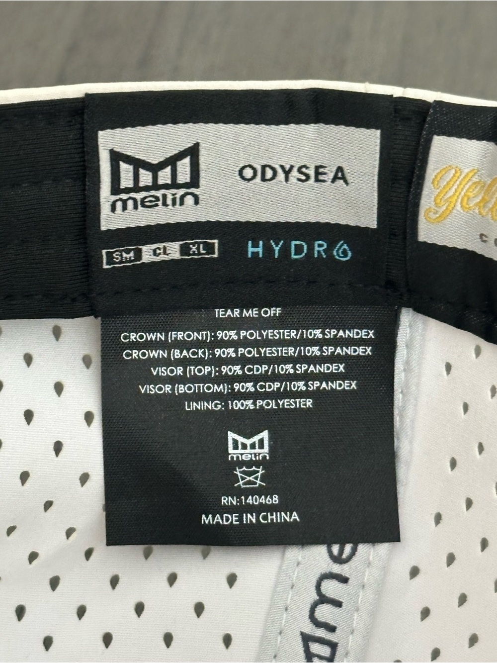 Melin Odysea Hydro Yellow Jacket Hat - Picture 7 of 9